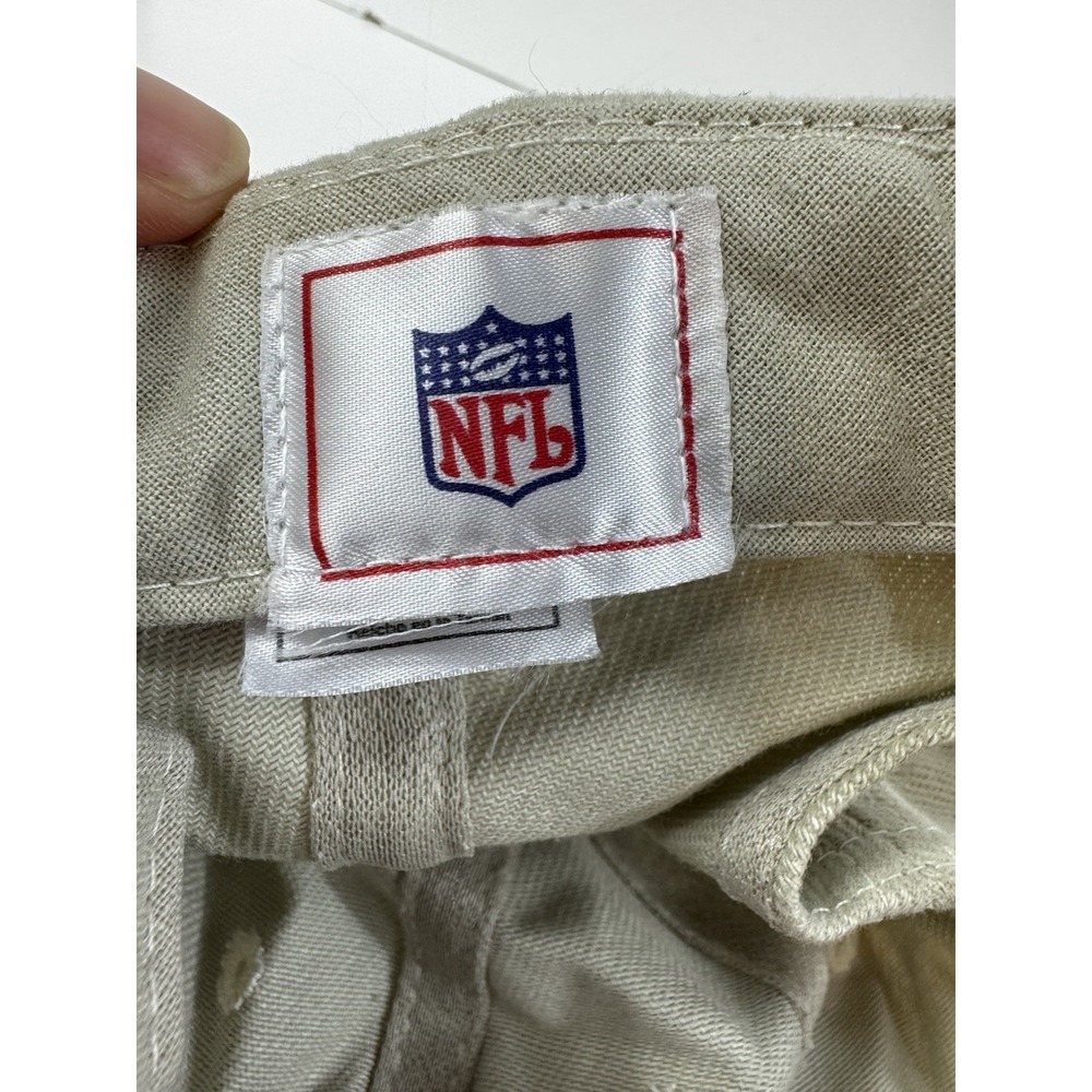 Carolina Panthers Men Hat Strap Back Tan Cap Adjustable Logo Football NFL Dad - Picture 7 of 7